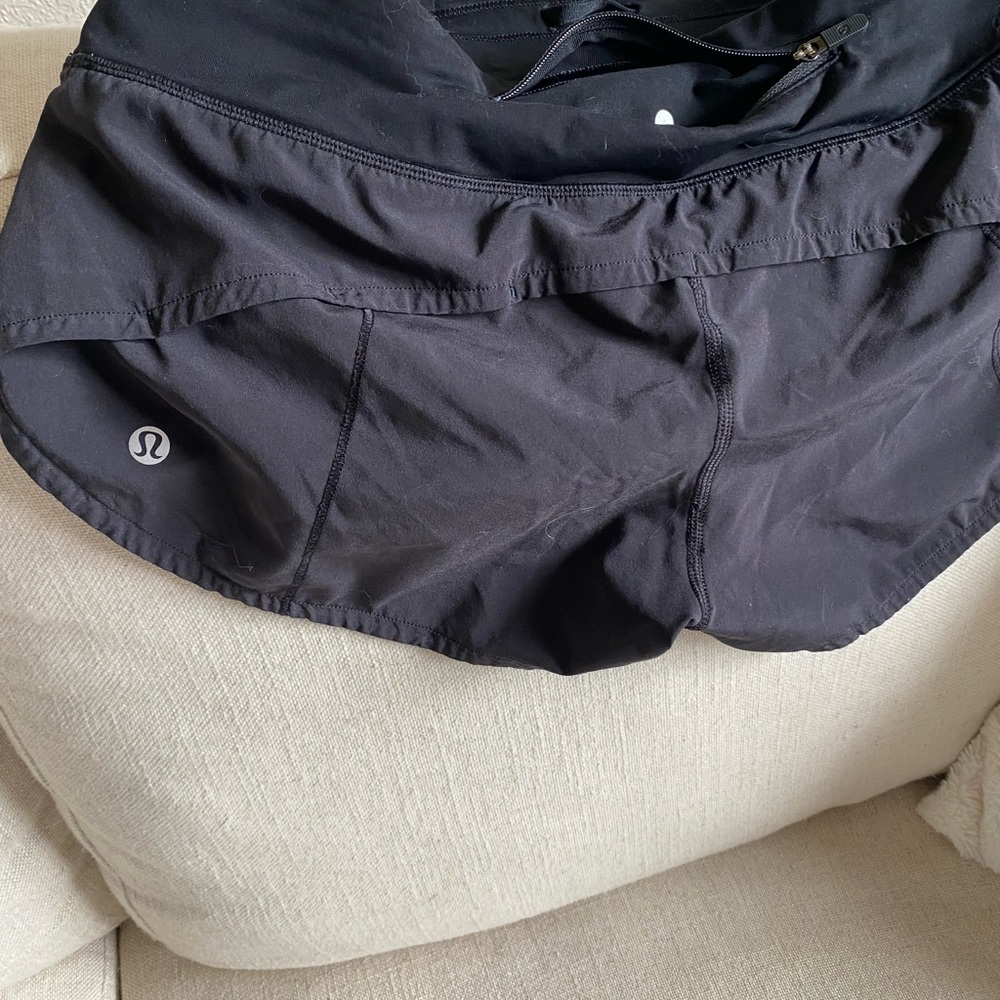 lululemon athletica Black Athletic Shorts